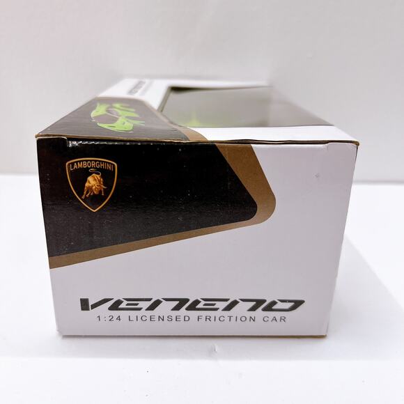 NEW! Lamborghini Veneno Friction Car 1:24 Scale Green Car Collectible Toy - Picture 5 of 8